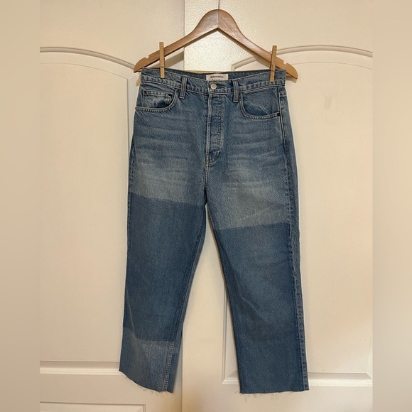 Reformation Cynthia shadow high rise long jeans in Niagara - Picture 10 of 15